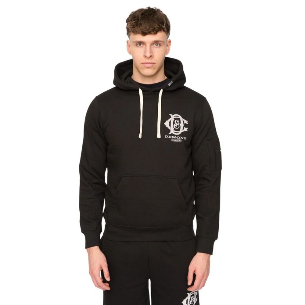 Duck and Cover Mens Randolph Hoodie / Black